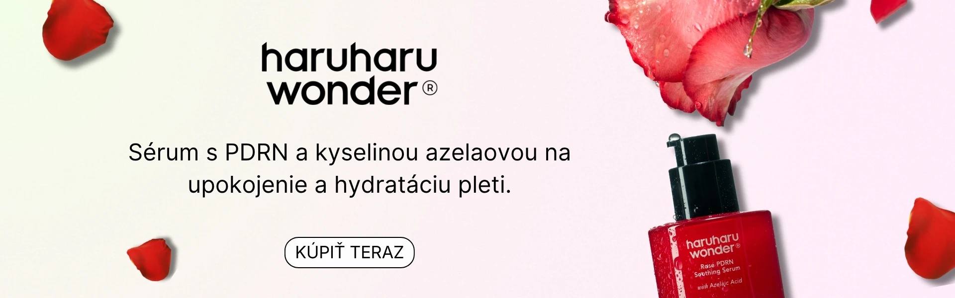 haruharu wonder Rose PDRN sérum na upokojenie a hydratáciu pleti