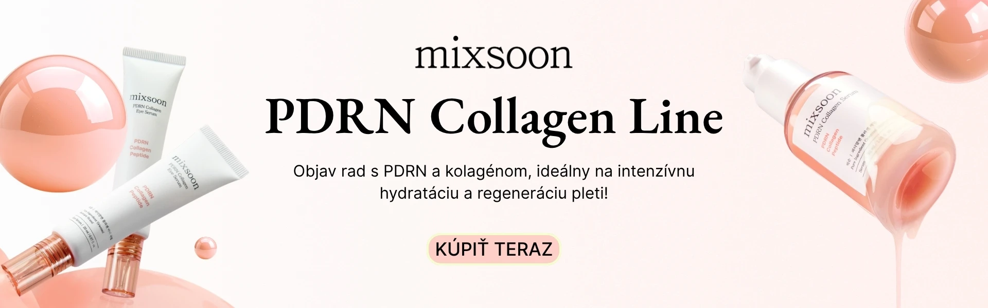 mixsoon PDRN Collagen sérum na hydratáciu pleti