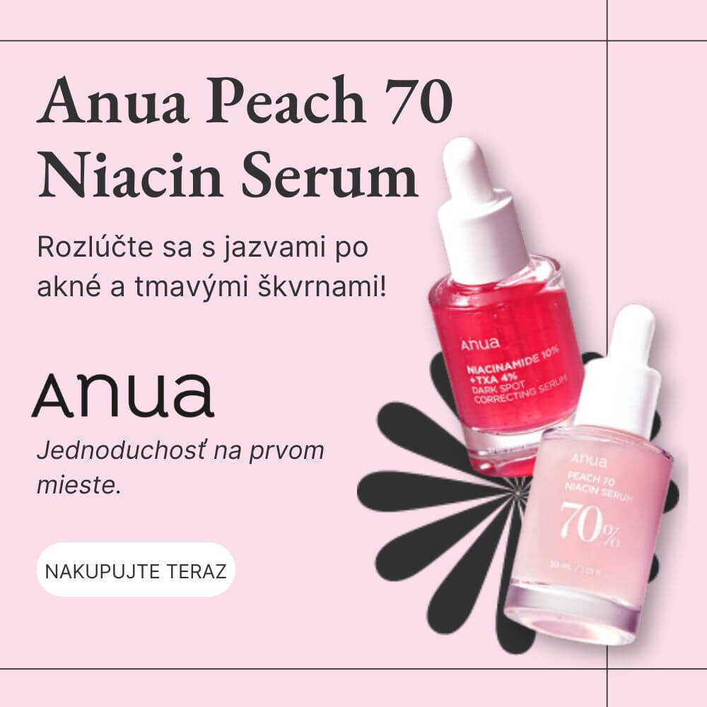 Anua Peach 70 Niacin Serum – redukcia škvŕn a jaziev