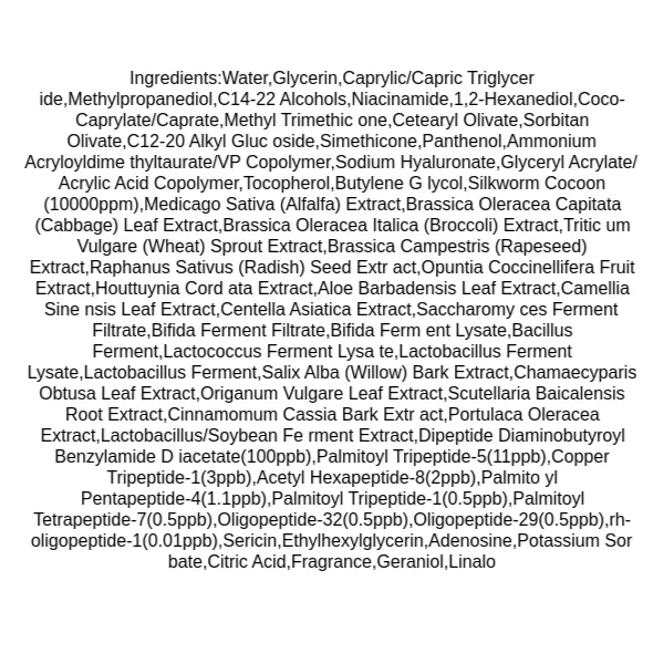 fortheskin-egf-peptide-bio-clinic-cream-ingredients