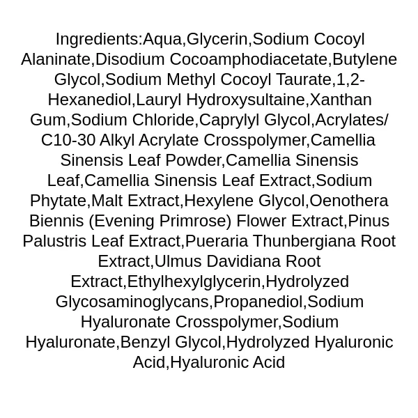 isntree-green-tea-fresh-cleanser-ingredients