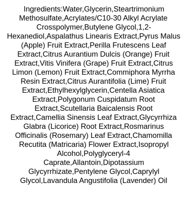 iunik-lime-moisture-mild-peeling-gel-ingredients