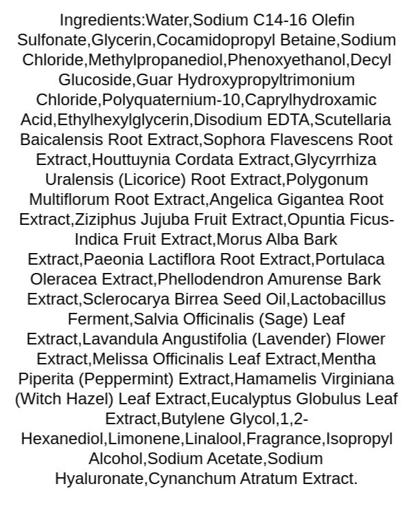 masil-5-probiotics-perfect-volume-shampoo-ingredients