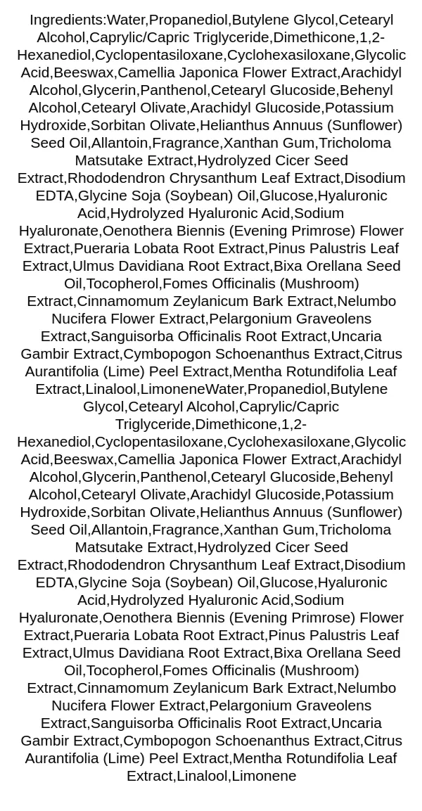 medicube-zero-pore-cream-20-ingredients