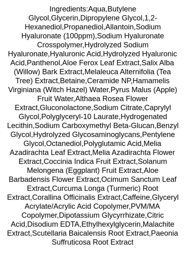torriden-dive-in-low-molecule-hyaluronic-acid-multi-pad-ingredients