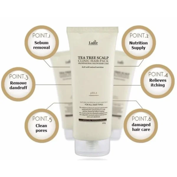 lador-tea-tree-scalp-clinic-hair-pack-200ml-pic-1