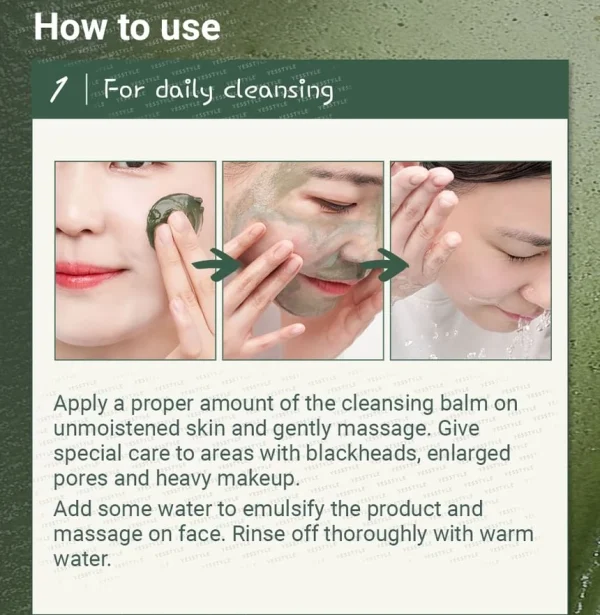 numbuzin-no3-pore-and-makeup-cleansing-balm-with-green-tea-and-charcoal-85g-pic-4