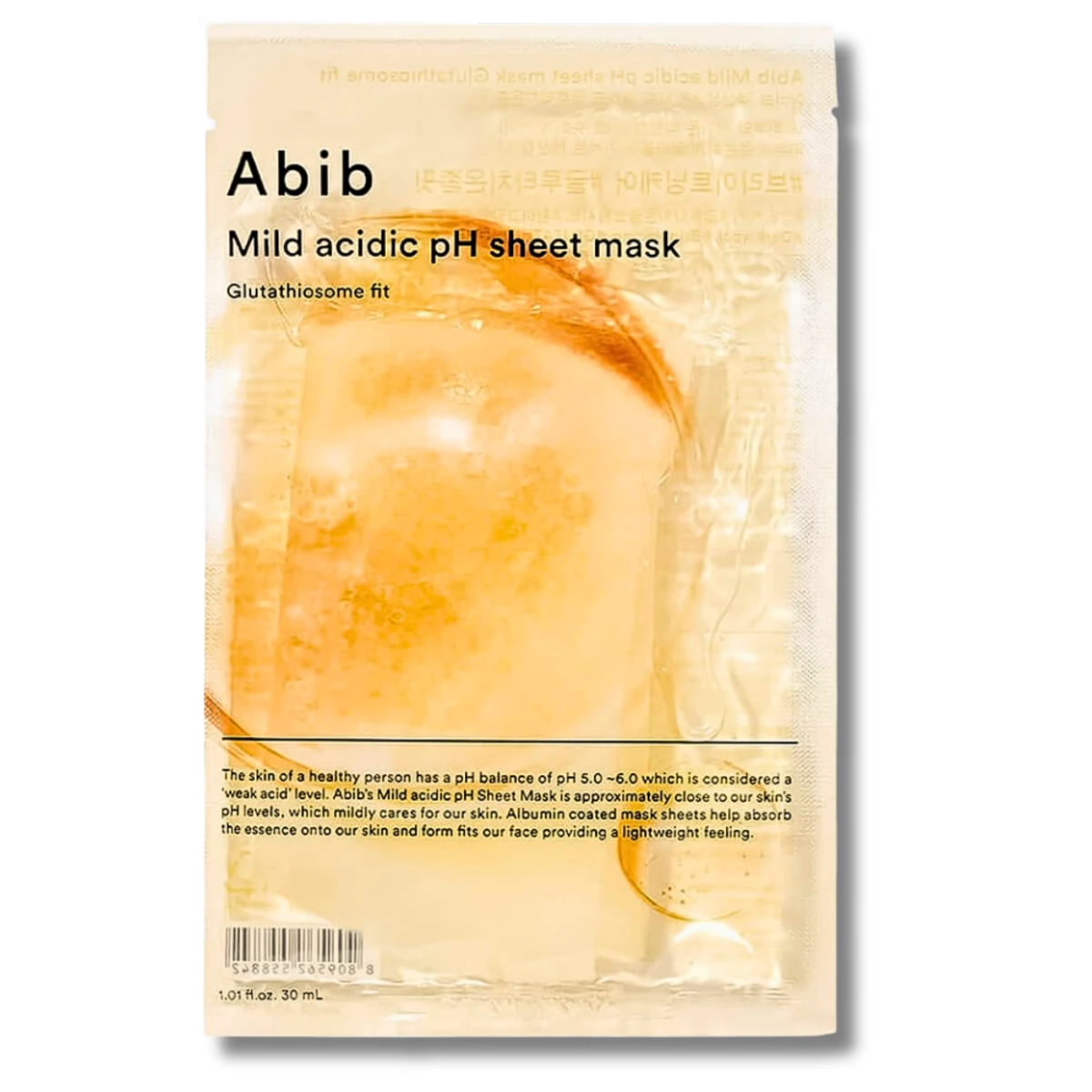abib-mild-acidic-ph-sheet-mask-glutathiosome-fit-pic-0