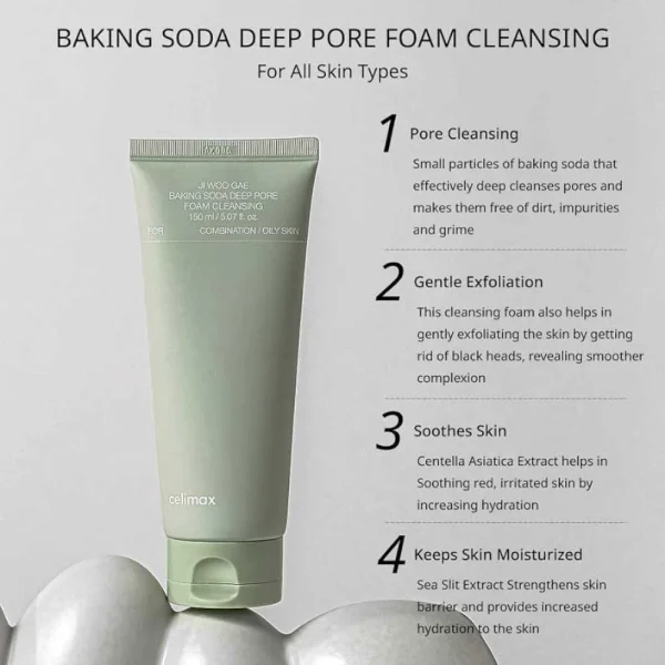 celimax-ji-woo-gae-baking-soda-deep-pore-foam-cleansing-150ml-pic-4