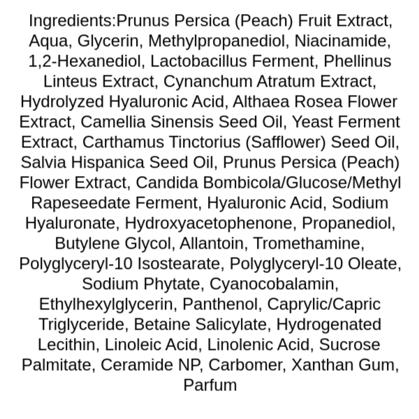 anua-peach-70-niacin-serum-mask-ingredients