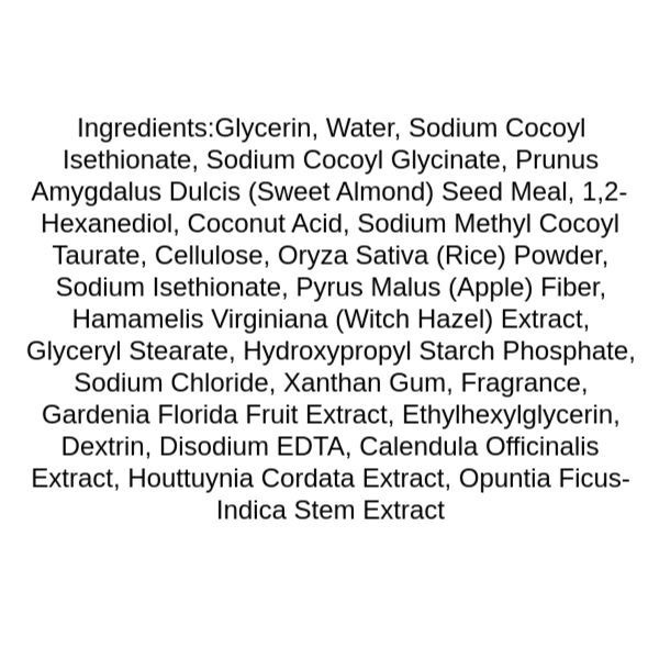 arencia-calendula-rice-mochi-cleanser-ingredients