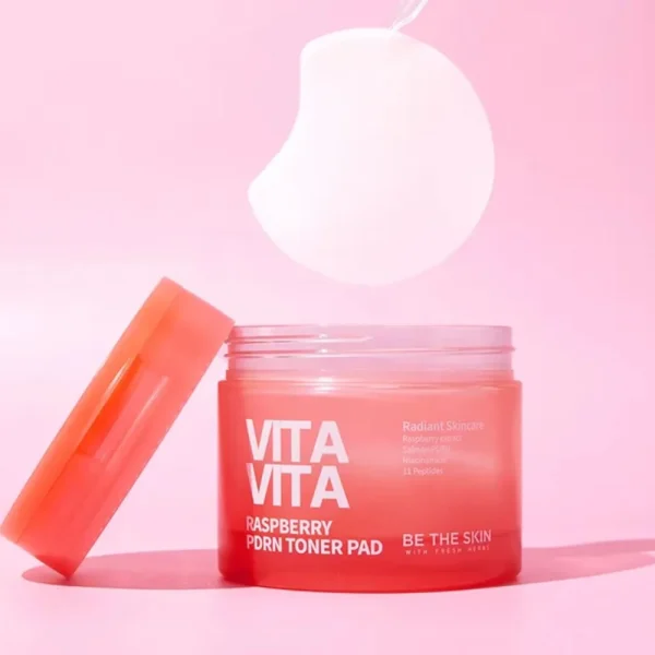 be-the-skin-vitavita-raspberry-pdrn-toner-pad-60pads-pic-1