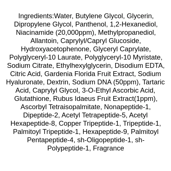 be-the-skin-vitavita-raspberry-pdrn-toner-pad-ingredients