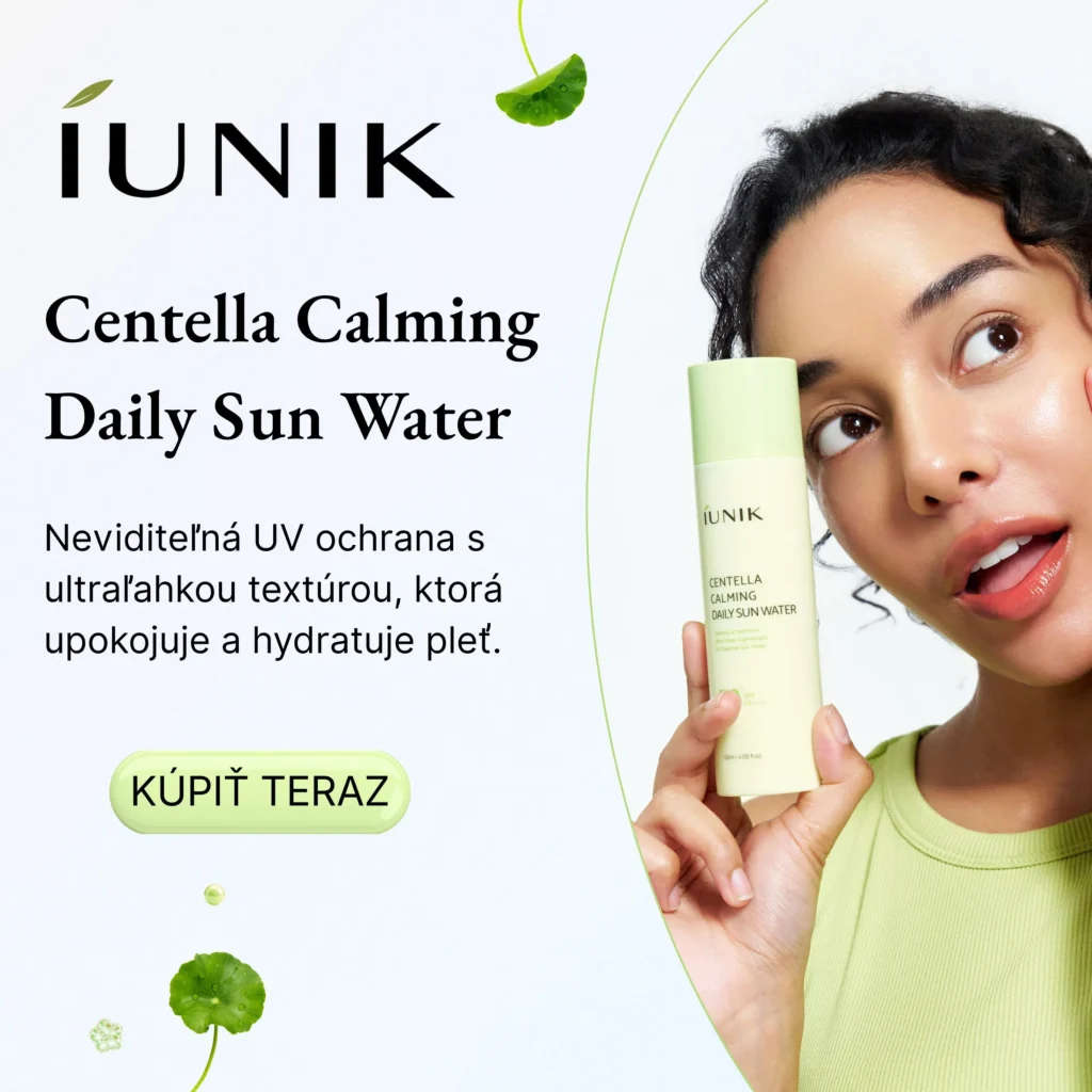 iUNIK Centella Calming Daily Sun Water – ľahká ochrana pred slnkom s pupočníkom ázijským