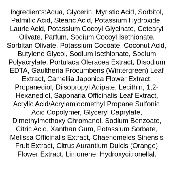 medicube-zero-foam-cleanser-ingredients