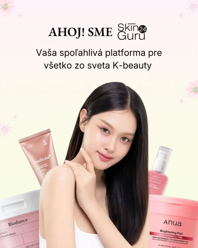 Ahoj, sme SkinGuru24, vaša overená online platforma pre všetko zo sveta K-beauty.🩷 

✨Objavte to najlepšie z kórejskej starostlivosti o pleť a zistite o nás viac na www.skinguru24.sk

#skinguru24 #koreanskincare #koreanbeauty #kbeautyshop #kbeautylover